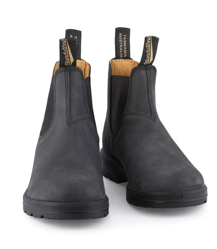 Blundstone #587 Rustic Black Chelsea Boot