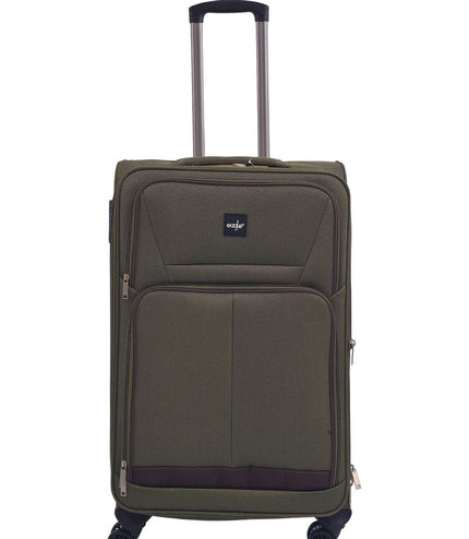 Andover Medium Soft Shell Suitcase in Khaki