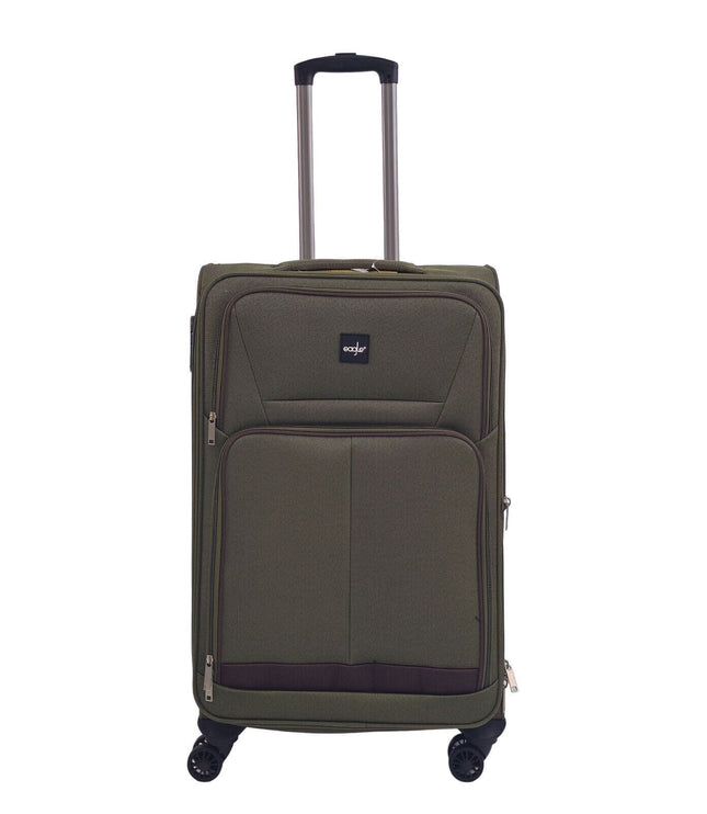 Andover Medium Soft Shell Suitcase in Khaki