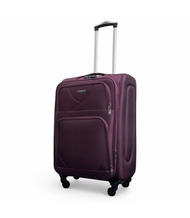 Nagoya Medium Soft Shell Suitcase in Purple
