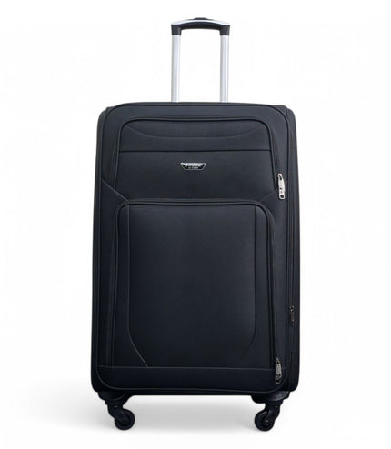 Nagoya Large Soft Shell Suitcase in Black
