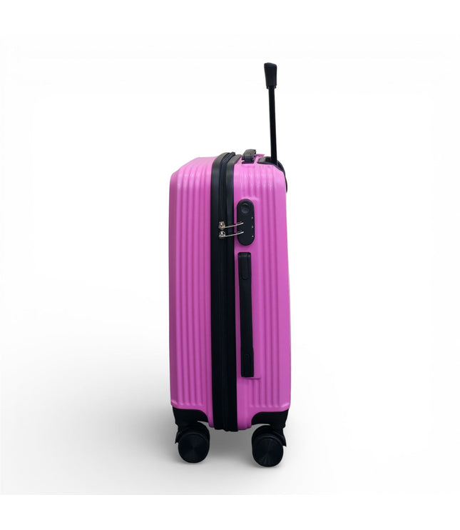 Junee Set of 3 Hard Shell Suitcase in Pink