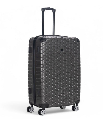 Noda Large Hard Shell Suitcase in Charcoal
