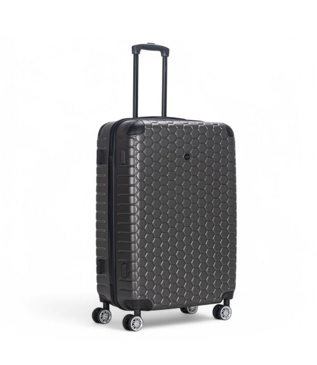 Noda Large Hard Shell Suitcase in Charcoal