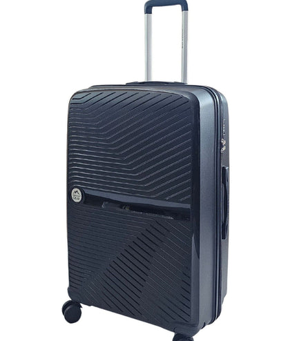 Acton Large Hard Shell Suitcase in Black