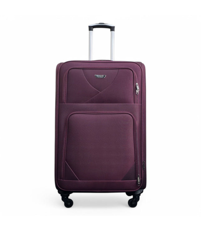 Nagoya Large Soft Shell Suitcase in Purple