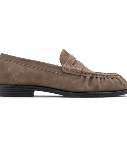 Tamaris Women's Beige Leather Loafer Casual Shoes - 24251-47