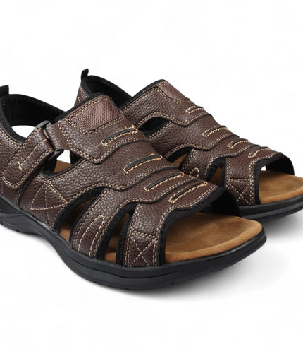 Men's Navy Lightweight Open Toe Casual Sandals