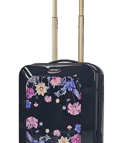 Canvey Cabin Hard Shell Suitcase in Black