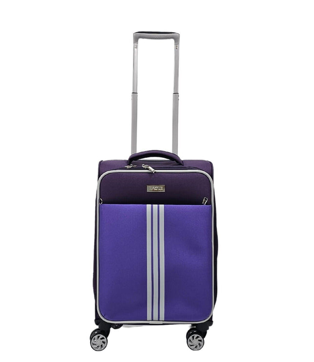 Beverley Cabin Soft Shell Suitcase in Purple