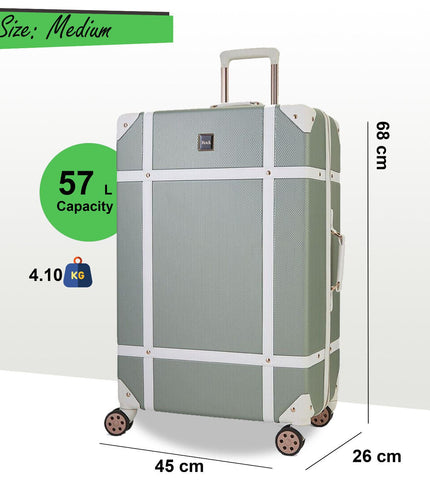 Alston Medium Hard Shell Suitcase in Sage Green