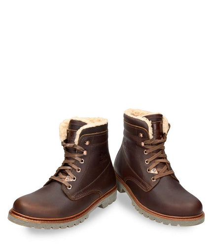 Panama Jack Men's P03 Aviator C23 Chestnut Waterproof Leather Ankle Boots