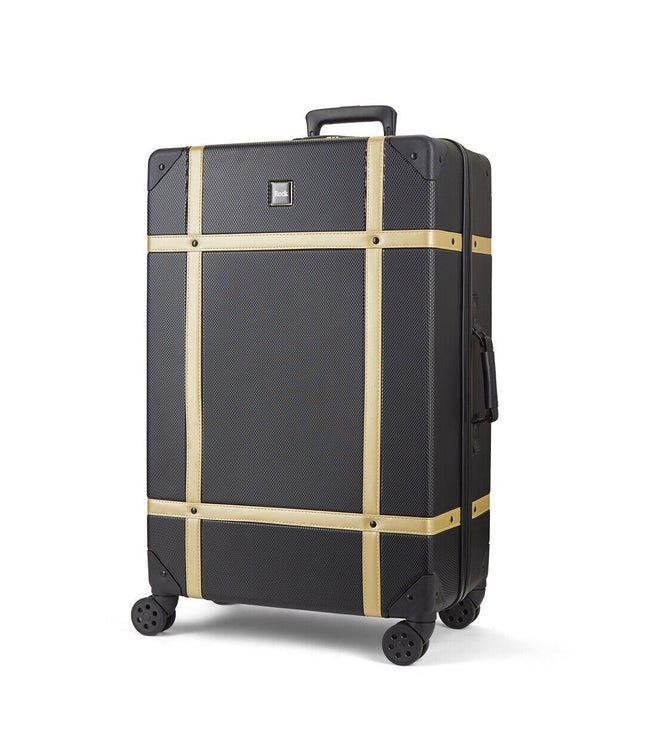 Alston Large Hard Shell Suitcase in Black Gold