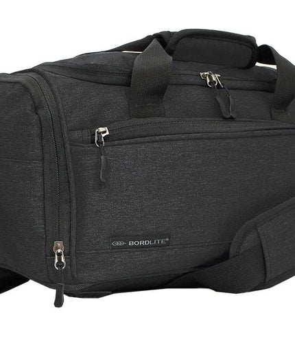 Holdall Carry On 40x 20 x25cm Under-seat Travel Duffel Bag for Ryanair, Easy Jet Black