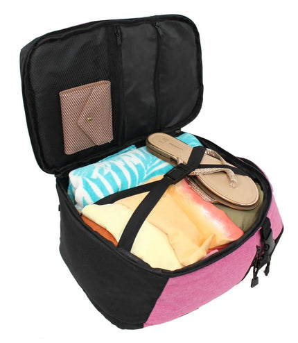 Backpack Rucksack 40x20 x25 cm Underseat Travel Cabin Bag for Ryanair, Easy Jet Pink