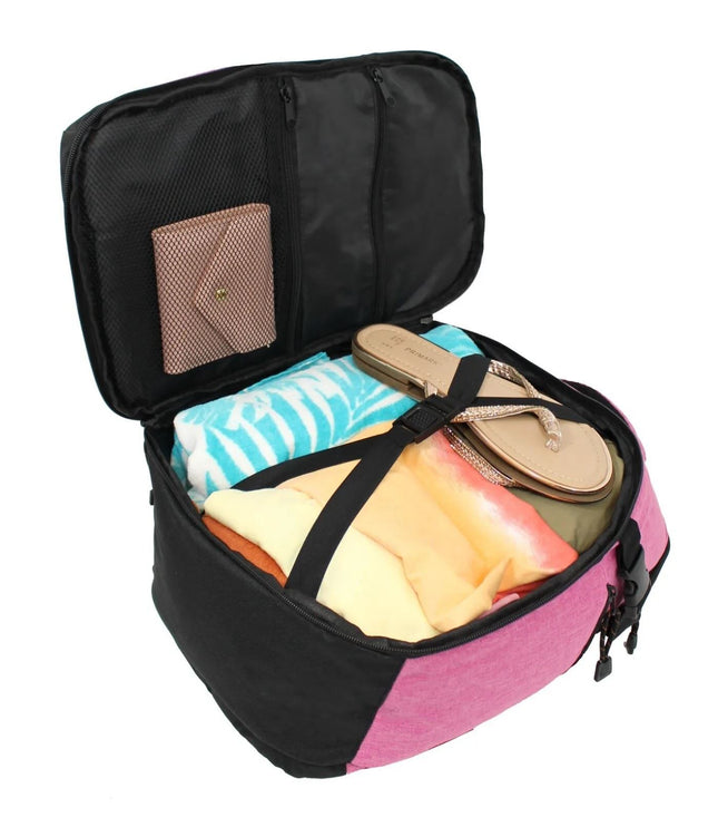 Backpack Rucksack 40x20 x25 cm Underseat Travel Cabin Bag for Ryanair, Easy Jet Pink