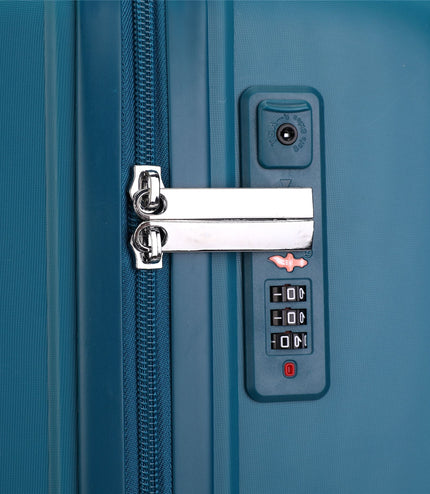Burnaby Set of 3 Hard Shell Suitcase in Teal Blue
