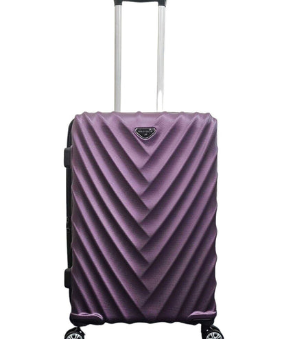 Colyton Large Hard Shell Suitcase in Purple