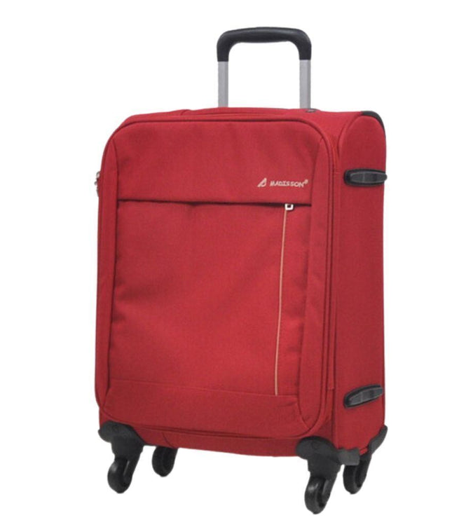 Clevedon Cabin Soft Shell Suitcase in Red