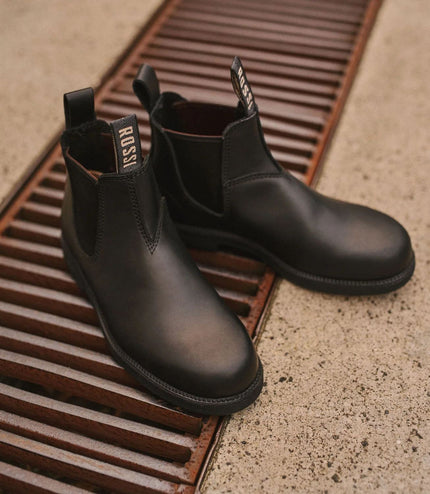 Rossi 607 Booma Black Leather Chelsea Boot