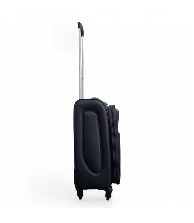 Nagoya Cabin Soft Shell Suitcase in Black