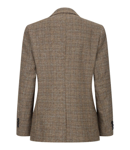 Boys 3 Piece Brown Tweed Check Vintage Retro Suit