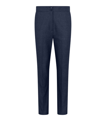 Women's Navy Three-Piece Tailored Fit Suit in Prince of Wales Check