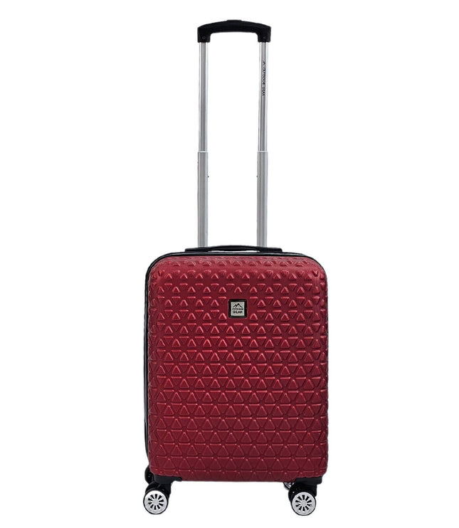 Adlington Cabin Hard Shell Suitcase in Burgundy