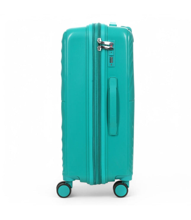Balranald Medium Hard Shell Suitcase in Aqua Blue
