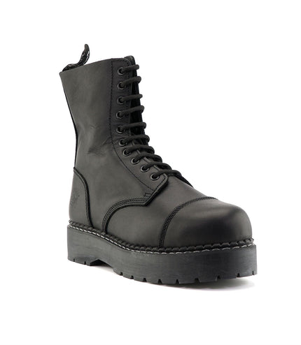 Grinders Mens Black Bulldog Acs Steel Toe Cap Safety Derby Boots