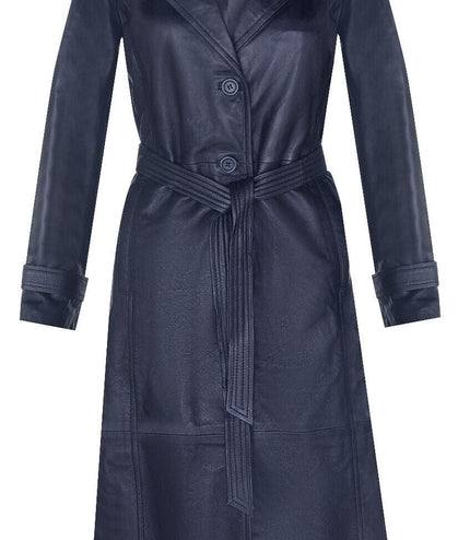 Womens Full Length Trench Coat-Alhambra