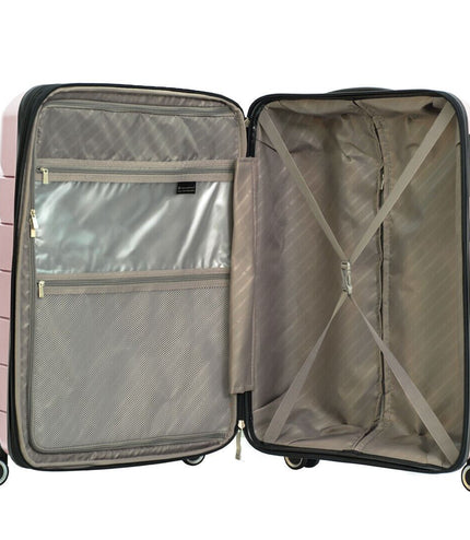 Cleckheaton Large Hard Shell Suitcase in Rose Gold