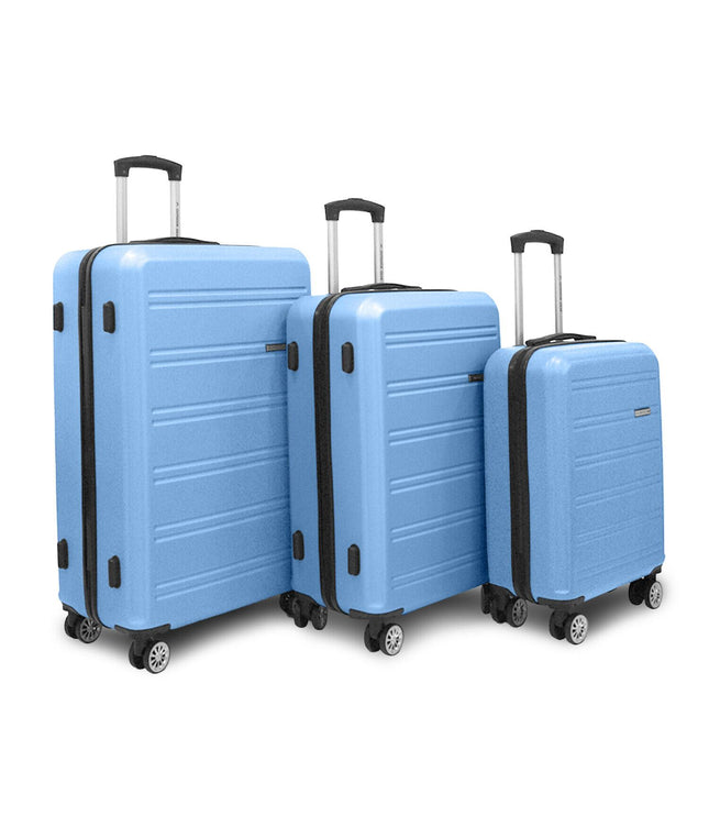 Alford Set of 3 Hard Shell Suitcase in Blue