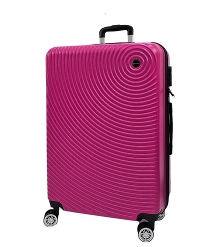 Chorley Extra Large Hard Shell Suitcase in Fuschia