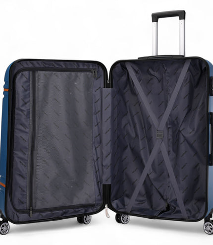 Calgary Medium Hard Shell Suitcase in Blue