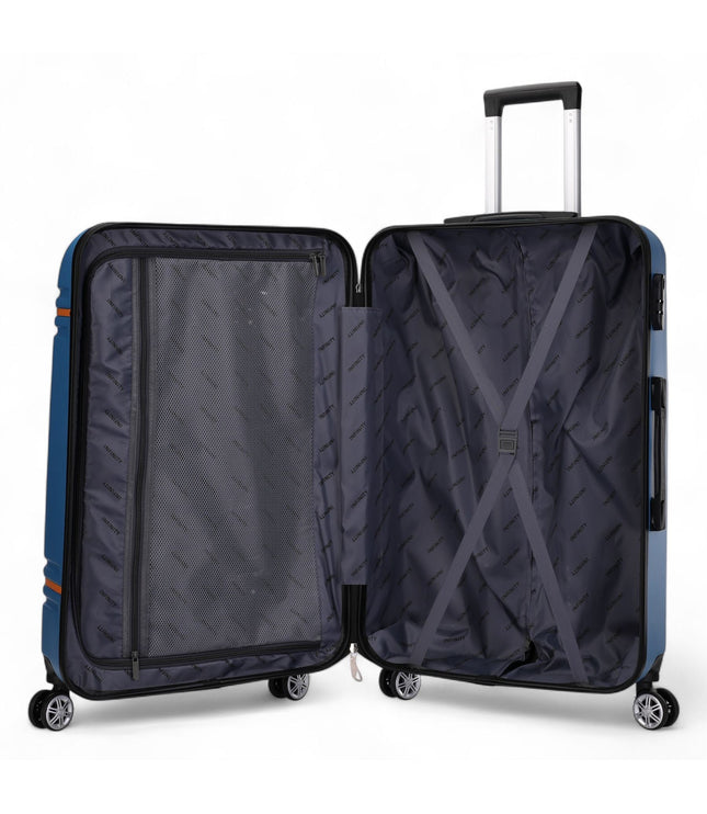 Calgary Medium Hard Shell Suitcase in Blue