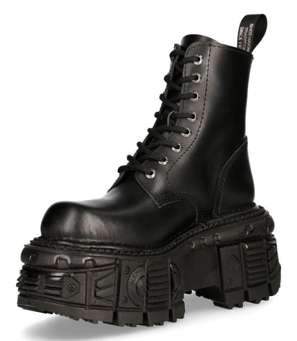 New Rock Unisex Military Techno Platform Boots- M-Mili084N-S5