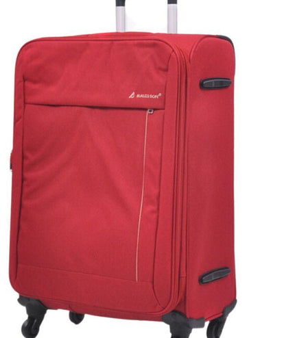 Clevedon Medium Soft Shell Suitcase in Red