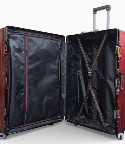 Airdrie Large Hard Shell Suitcase in Red