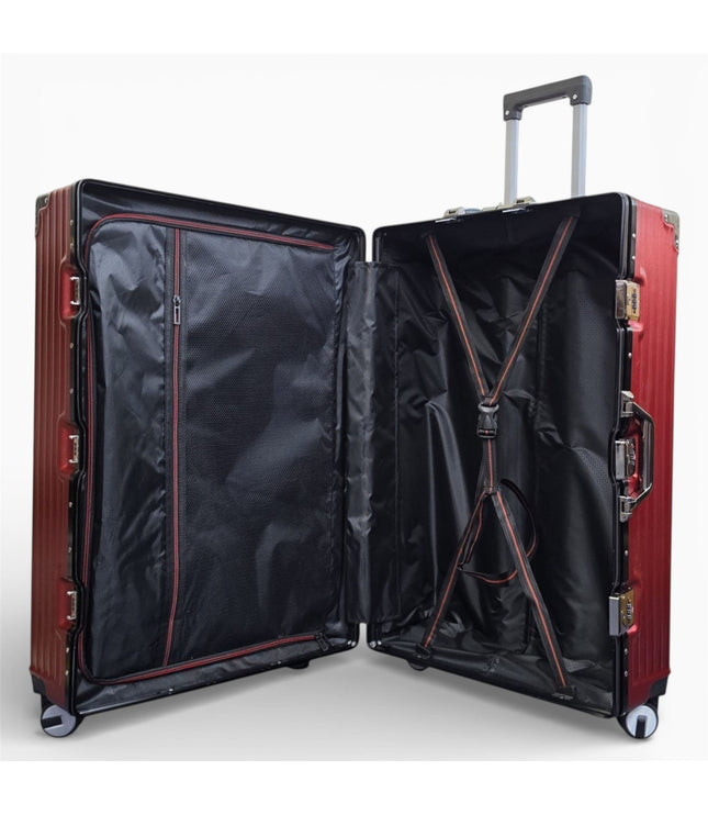 Airdrie Large Hard Shell Suitcase in Red