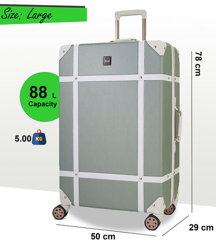 Alston Large Hard Shell Suitcase in Sage Green