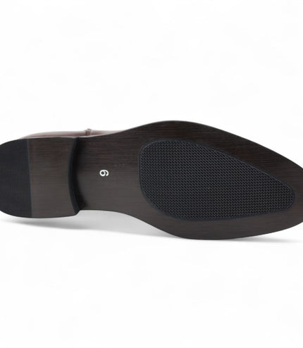 Men's Brown Chelsea Slip-On Office Ankle Boots