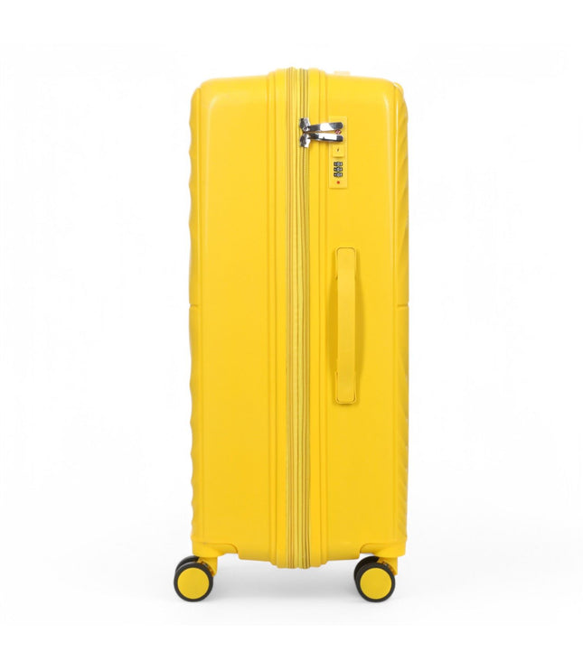Balranald Large Hard Shell Suitcase in Yellow