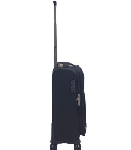 Andover Cabin Soft Shell Suitcase in Black