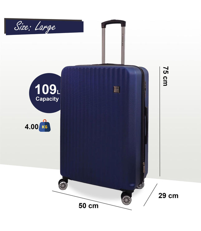 Alsager Large Hard Shell Suitcase in Blue