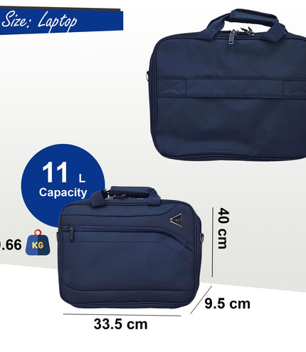 Corby Laptop Soft Shell Suitcase in Navy