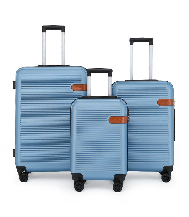 Calgary Set of 3 Hard Shell Suitcase in Blue