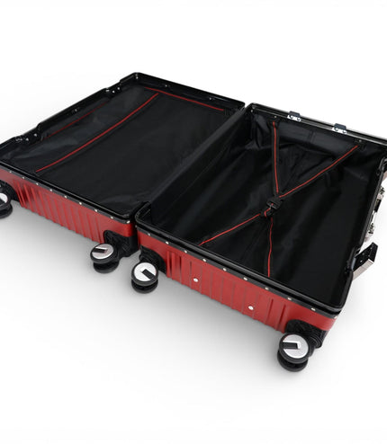 Airdrie Set of 3 Hard Shell Suitcase in Red
