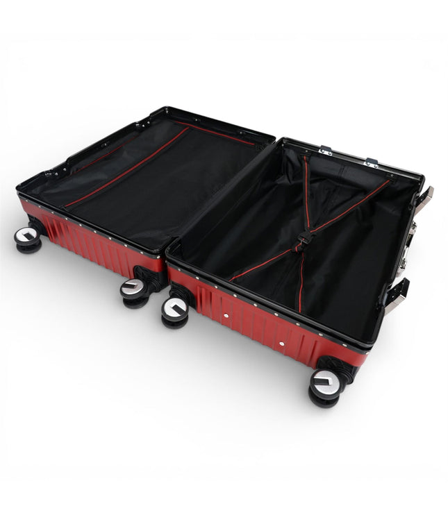 Airdrie Set of 3 Hard Shell Suitcase in Red