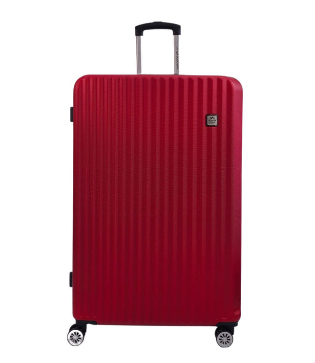 Alsager Extra Large Hard Shell Suitcase in Burgundy